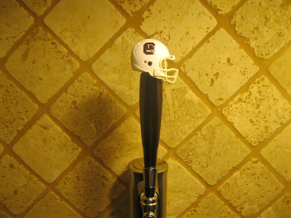 NCAA South Carolina Gamecocks Tap Handle NCAA Football Beer Keg Black Wood